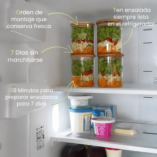 Ensaladas en tarro